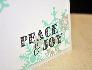 Peace & Joy Card Detail