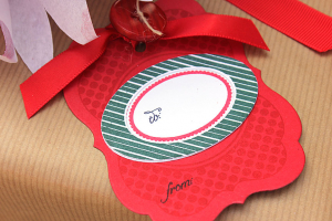 Christmas Poof & Tag