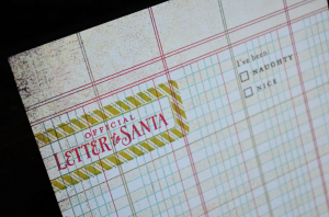 Letter to Santa heading