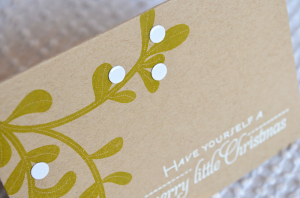 Merry Mistletoe detail