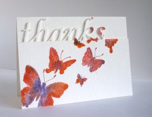 Thanks Butterfly Card