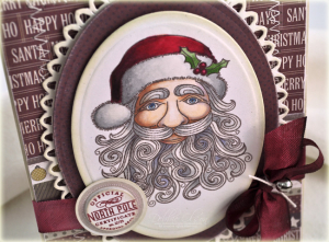 Old Fashioned Santa detail