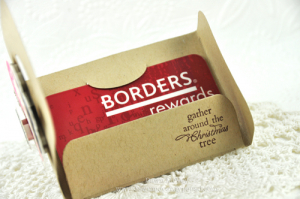 gift card holder inside