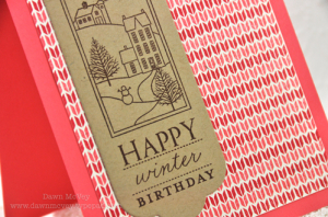 Winter Birthday detail