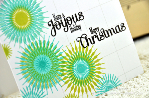 Joyous Holiday detail