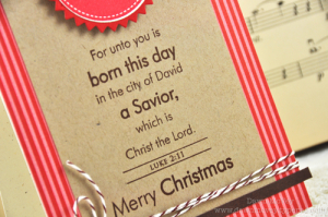 For Unto You... detail