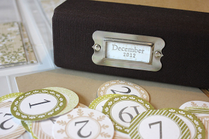 2012 Countdown to Christmas Scrapbook Album