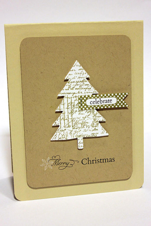 Celebrate Christmas Tree Card