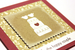 Happy Couple Card - detail