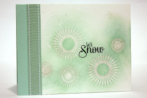 Let it Snow Flurries Card