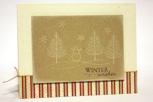 Snowy Winter Wishes Card