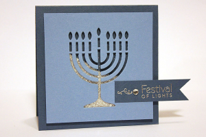 Festival of Lights Shaker Card