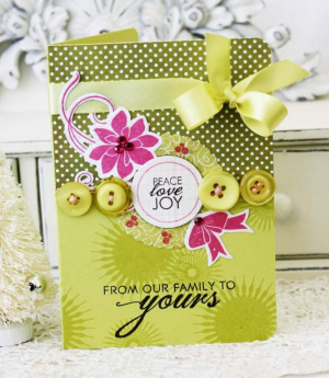 Peace, Love, Joy Card