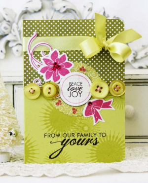 Peace, Love, Joy Card