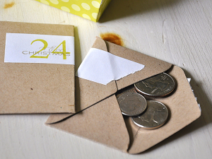 Christmas Envelope Countdown Inside