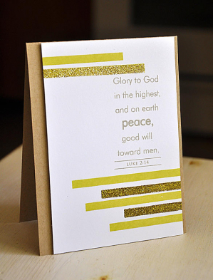 Glory to God Card