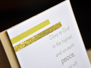 Glory to God Card Detail