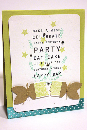 Happy Birthday Party Popper Card