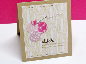 Stitch Your Blessings card