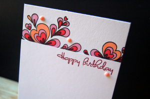 Quilled Birthday close