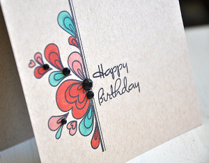 Happy Birthday Card Detail