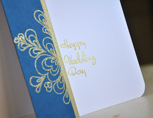 Happy Wedding Day Card Detail