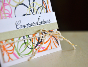 Congratulations Card Detail