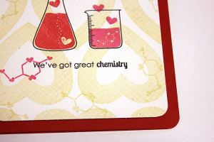 Chemistry Love Card - detail