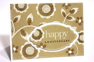 Happy Anniversary Tapestry Card