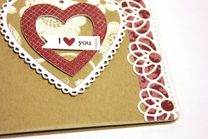 Fancy Love Card - detail