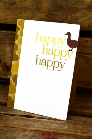 Happy Duck card