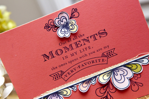Quilled Moments card
