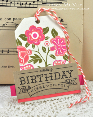 Birthday tag