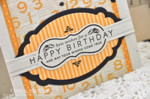 Happy Birthday detail