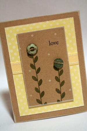 Love Flower Card