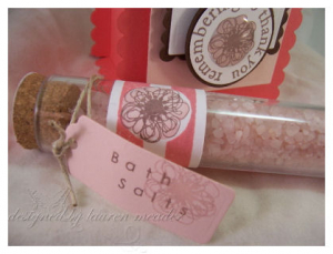 Bath scent tube