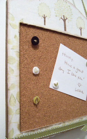 cork board detail