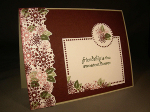 Burgandy Flower - Lauren's Sketch Challenge #2