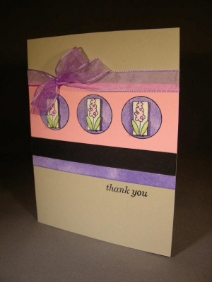 mini flower thank you
