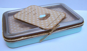 Closed Bookplate Tin