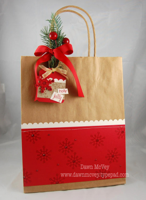 Christmas Gift Bag & Tag