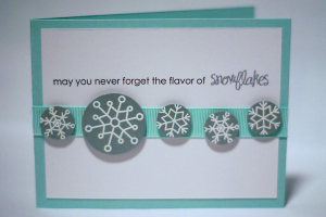 Never Forget Snowflakes Card