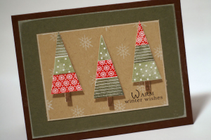 Winter Wishes Tree Card