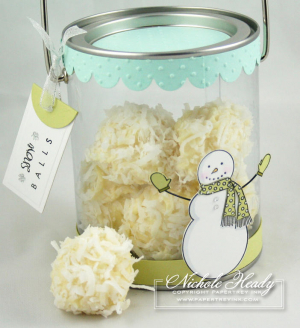 snowball pail closeup