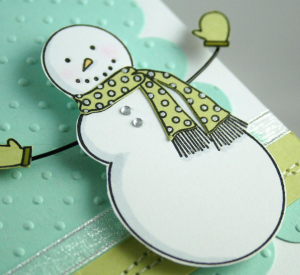 snowman closeup