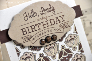 Happy Birthday detail