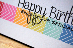 Rainbow Chevron close