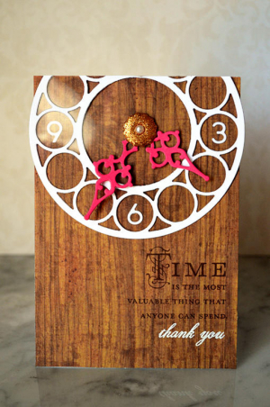 Thank You Time card