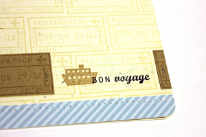 Bon Voyage Card - detail