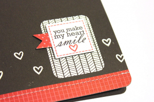 Make My Heart Smile Card - detail
